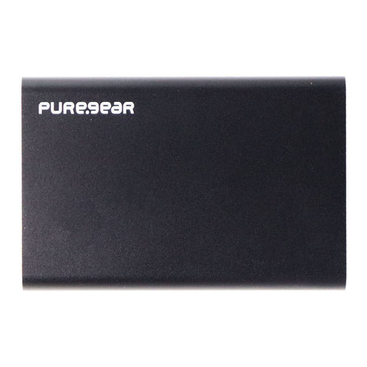 PureGear PureJuice 10,000mAh (2.4A) USB Charger with USB-C Input - Black Metal Cell Phone - Chargers & Cradles PureGear    - Simple Cell Bulk Wholesale Pricing - USA Seller