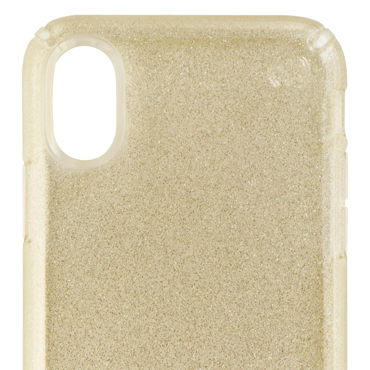 Speck Presidio Clear + Glitter Case for Apple iPhone XS & X - Clear/Gold Glitter Cell Phone - Cases, Covers & Skins Speck    - Simple Cell Bulk Wholesale Pricing - USA Seller