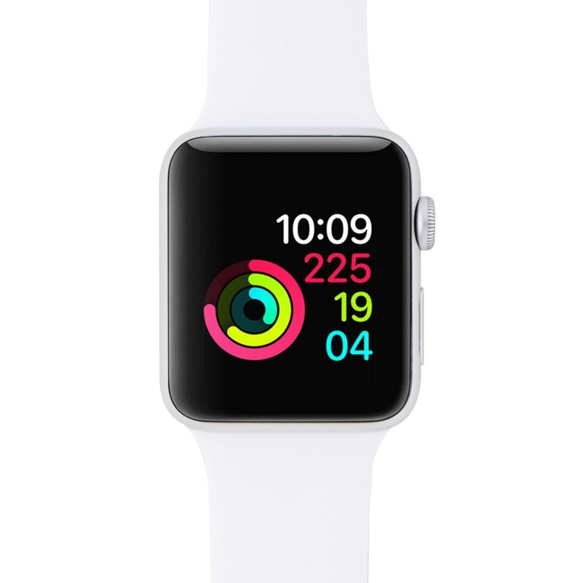 Apple Watch Series 3 (42mm) - A1861 Silver Case & White Sport Band GPS + LTE Smart Watches Apple - Simple Cell Bulk Wholesale Pricing - USA Seller