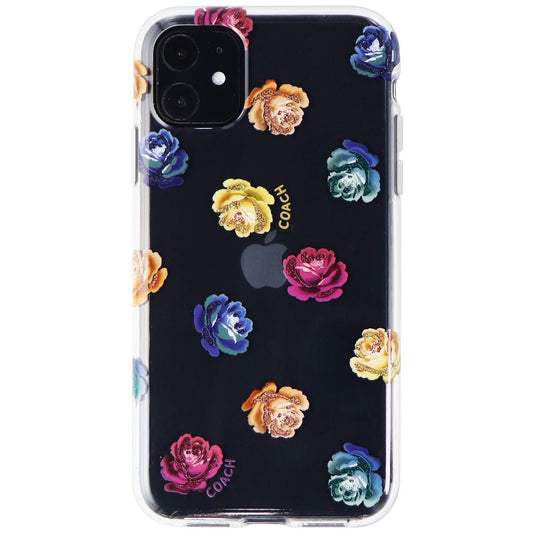 Coach Dreamy Peony Hybrid Case for Apple iPhone 11 - Clear/Rainbow/Glitter Cell Phone - Cases, Covers & Skins Coach    - Simple Cell Bulk Wholesale Pricing - USA Seller