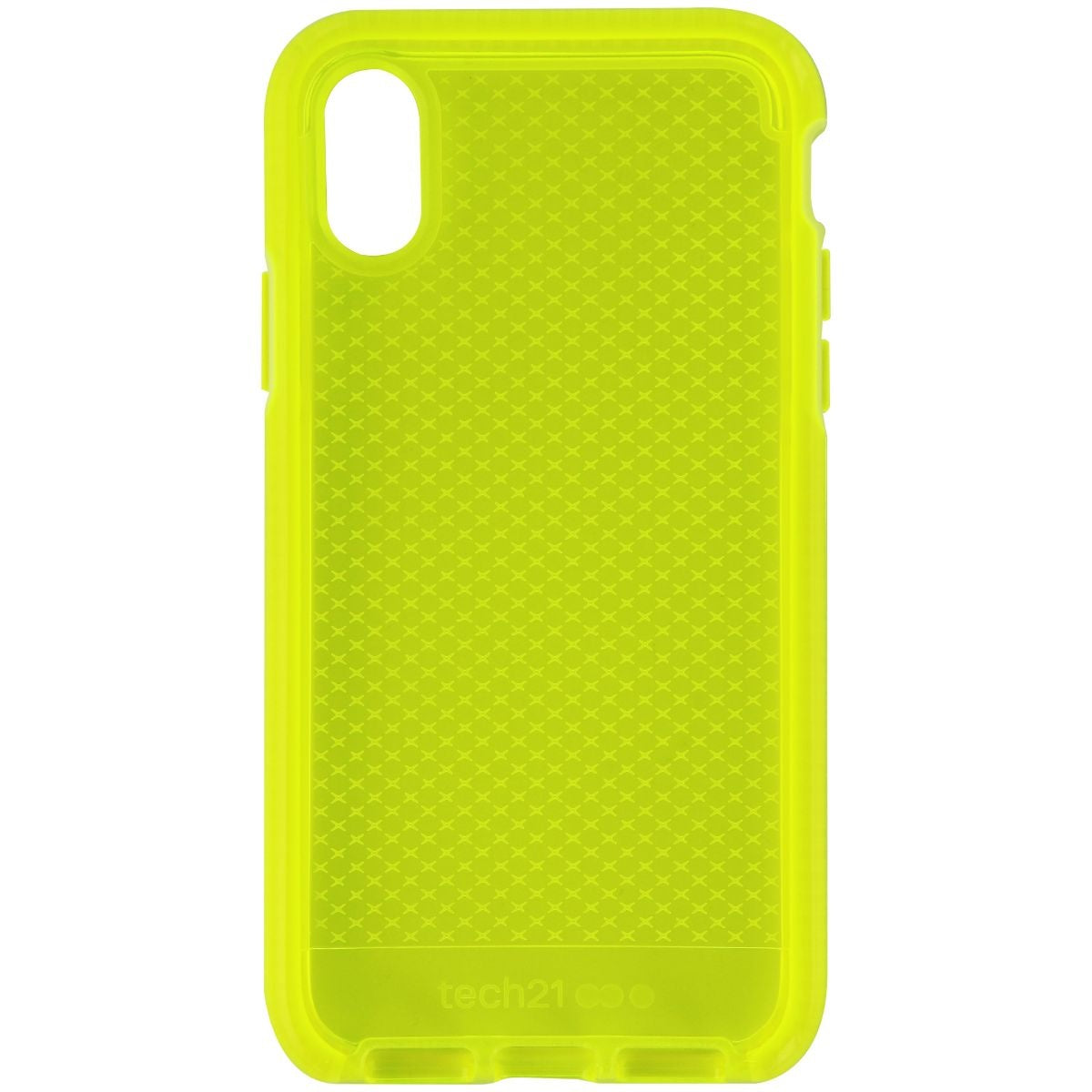 Tech21 Evo Check Gel Case for Apple iPhone Xs and iPhone X - Neon Yellow Cell Phone - Cases, Covers & Skins Tech21 - Simple Cell Bulk Wholesale Pricing - USA Seller