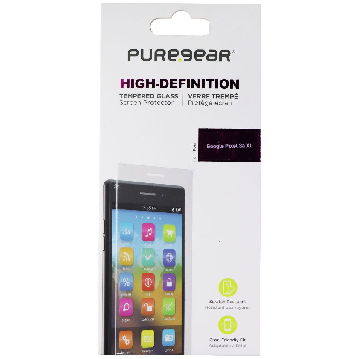 PureGear HD Tempered Glass Screen for Google Pixel 3a XL - Clear Cell Phone - Screen Protectors PureGear    - Simple Cell Bulk Wholesale Pricing - USA Seller