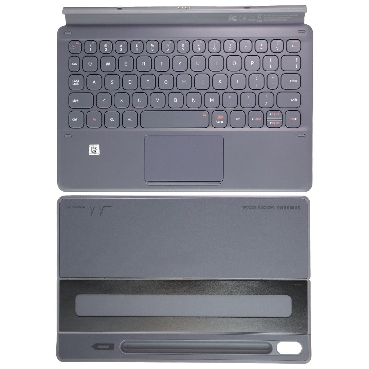 Samsung Book Cover Keyboard for Samsung Galaxy Tab S6 - Gray (EF-DT860UJEGUJ) iPad/Tablet Accessories - Cases, Covers, Keyboard Folios Samsung    - Simple Cell Bulk Wholesale Pricing - USA Seller