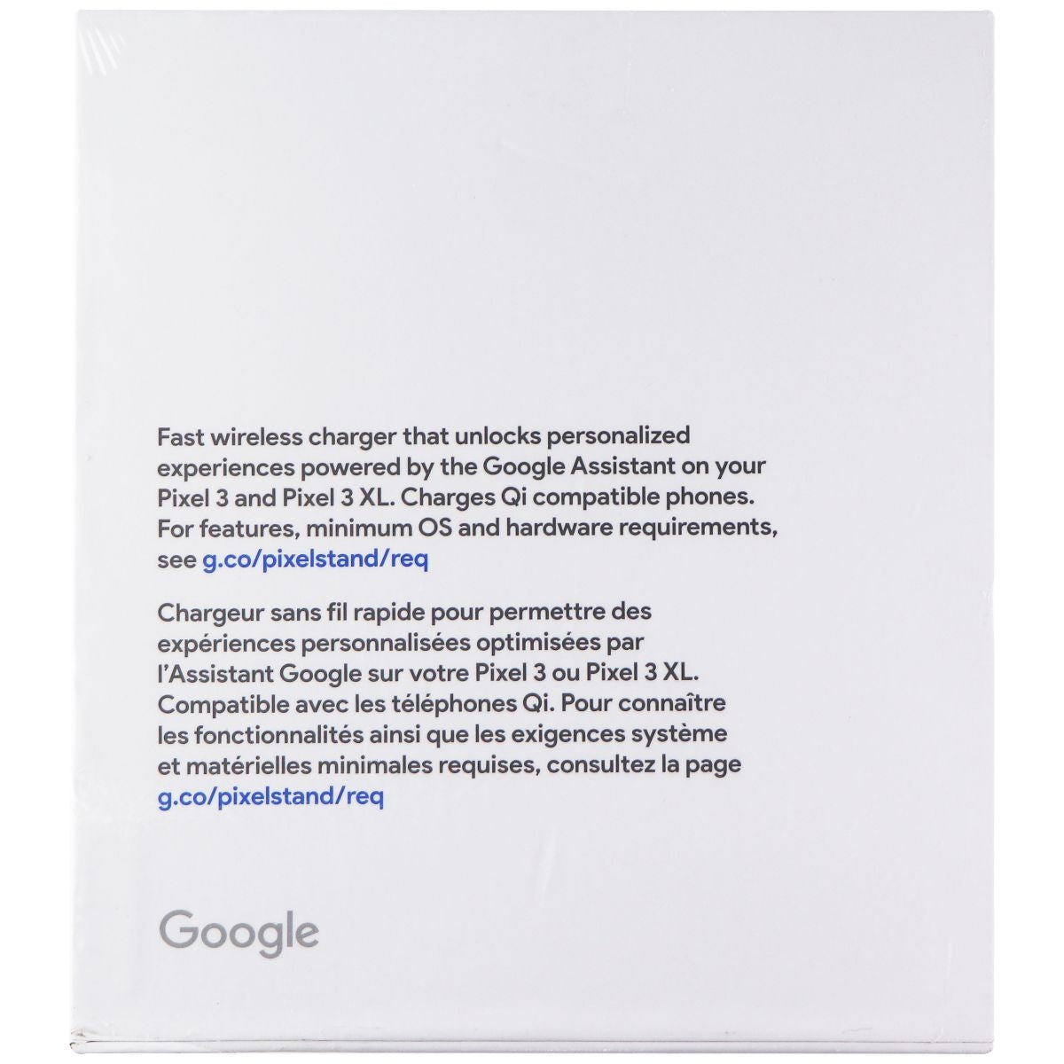 Google Wireless 10W Qi Charging Stand for Pixel 4 / 4 XL & Pixel 3/3 XL - White Cell Phone - Chargers & Cradles Google - Simple Cell Bulk Wholesale Pricing - USA Seller