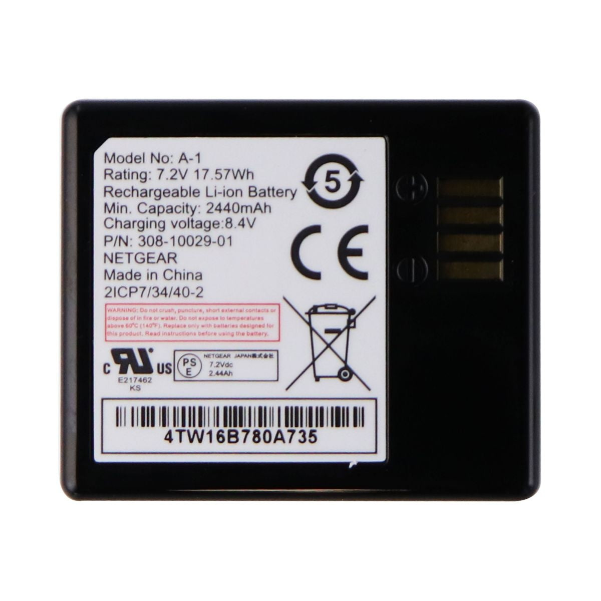 Official Arlo Rechargeable Battery for Arlo Pro & Pro 2 (A-1) Home Surveillance - Security Cameras Netgear - Simple Cell Bulk Wholesale Pricing - USA Seller