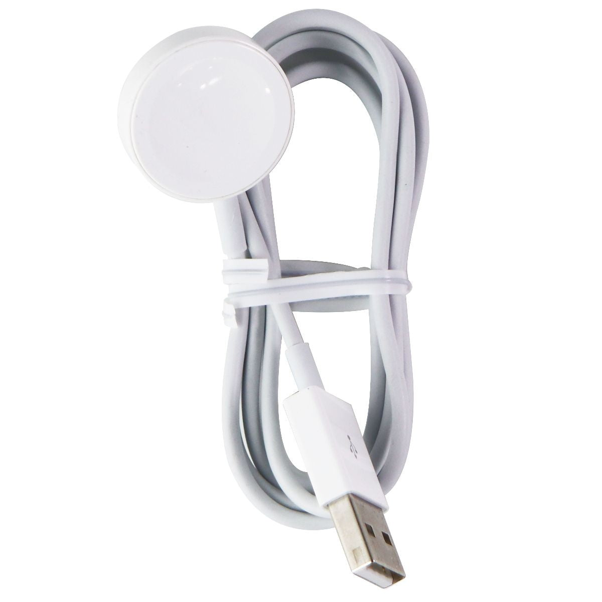 Apple (1-meter) Magnetic USB Charger for Apple Watch All Series - White (A2256) Smart Watch Accessories - Chargers & Docking Stations Apple - Simple Cell Bulk Wholesale Pricing - USA Seller
