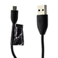 HTC (DIC6MUSB) 6ft Charge and Sync OEM Cable for Micro USB Devices - Black Cell Phone - Cables & Adapters HTC - Simple Cell Bulk Wholesale Pricing - USA Seller