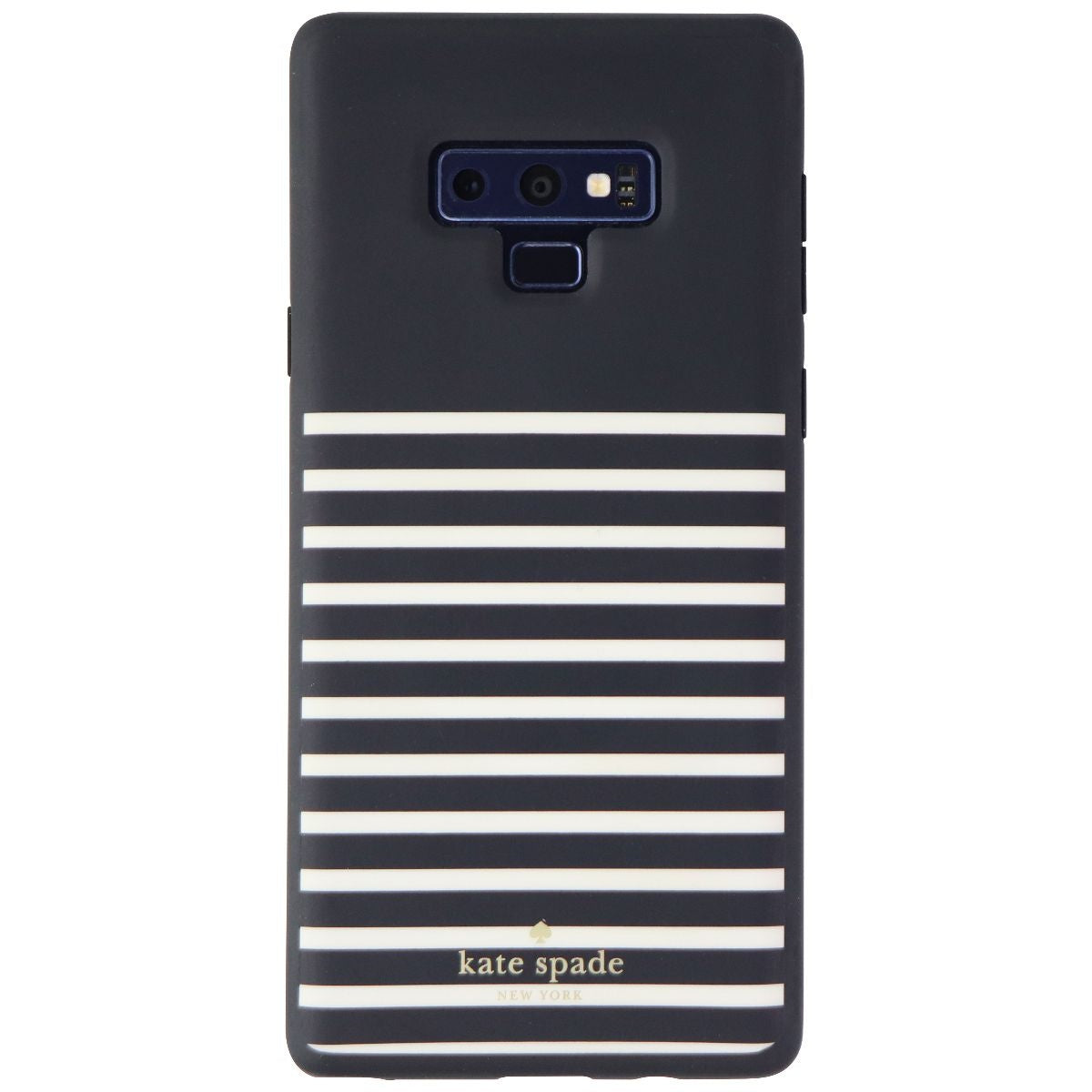 Kate Spade Soft Touch Case for Samsung Galaxy Note9 - Feeder Stripe Black/Cream Cell Phone - Cases, Covers & Skins Kate Spade    - Simple Cell Bulk Wholesale Pricing - USA Seller