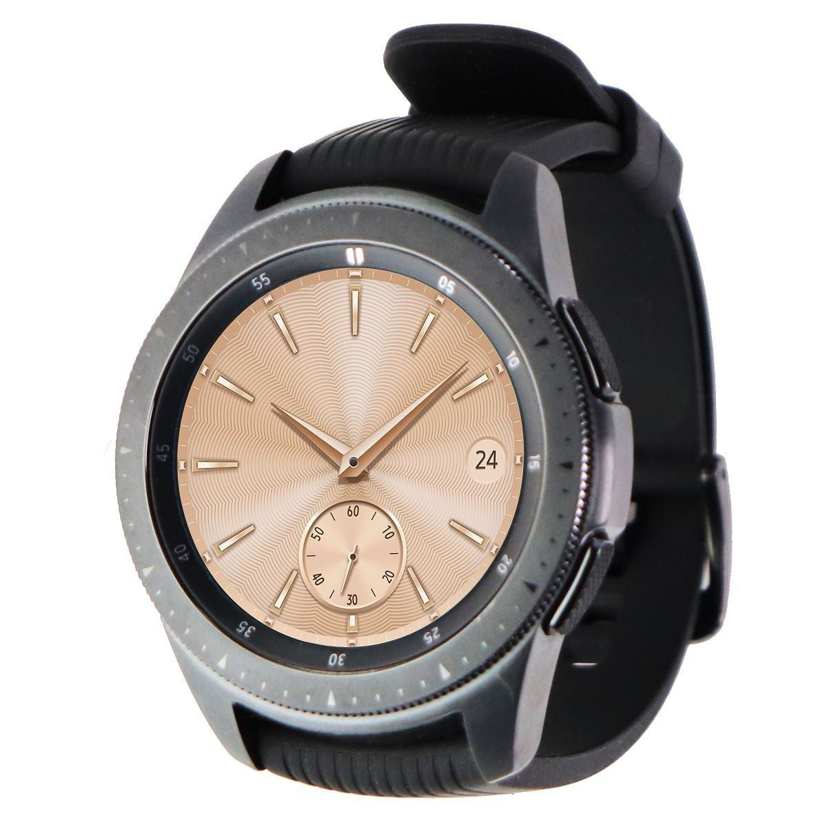 Samsung Galaxy Watch 42mm Stainless Steel (Bluetooth) - Black (SM-R810) Smart Watches Samsung    - Simple Cell Bulk Wholesale Pricing - USA Seller