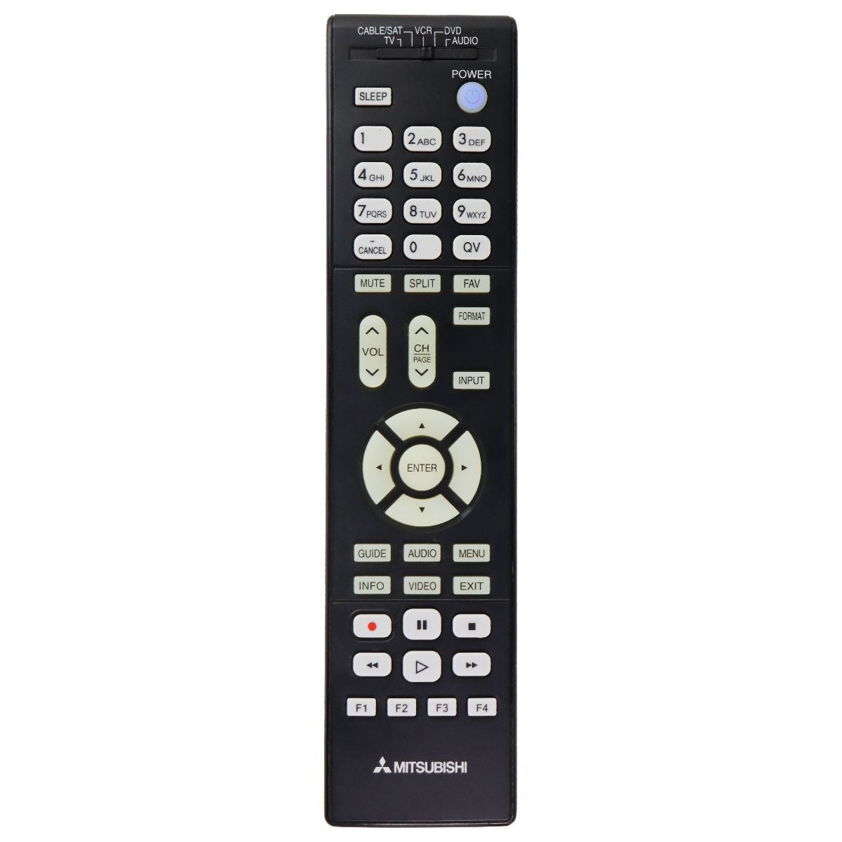 Mitsubishi OEM System Remote Control - Black TV, Video & Audio Accessories - Remote Controls Mitsubishi - Simple Cell Bulk Wholesale Pricing - USA Seller