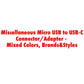 Miscellaneous Micro USB to USB-C Connector/Adapter -Mixed Colors, Brands&Styles Computer/Network - USB Cables, Hubs & Adapters Unbranded    - Simple Cell Bulk Wholesale Pricing - USA Seller