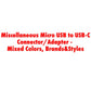 Miscellaneous Micro USB to USB-C Connector/Adapter -Mixed Colors, Brands&Styles Computer/Network - USB Cables, Hubs & Adapters Unbranded - Simple Cell Bulk Wholesale Pricing - USA Seller