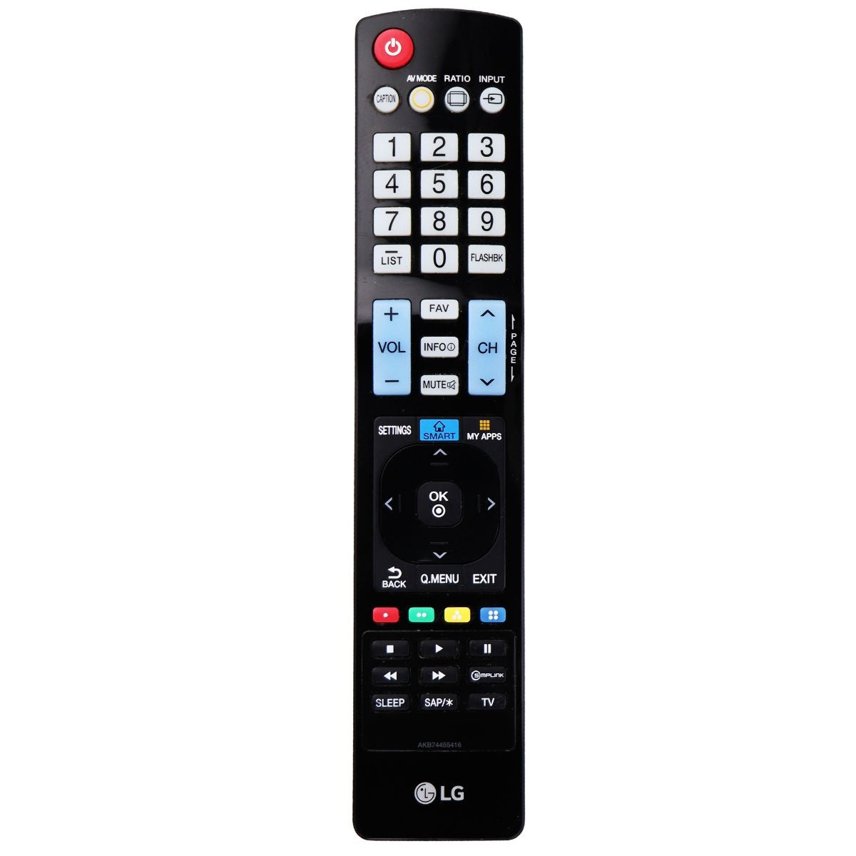 LG Remote (AKB74455416) for Select LG TVs - Black TV, Video & Audio Accessories - Remote Controls LG    - Simple Cell Bulk Wholesale Pricing - USA Seller