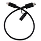 PureGear Short (9-inch) USB-C to Lightning 8-Pin Charge/Sync Cable - Black Cell Phone - Cables & Adapters PureGear - Simple Cell Bulk Wholesale Pricing - USA Seller