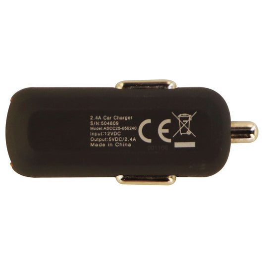 Ventev 2.4-Amp Car Charger Adapter Single USB Port - Matte Gray