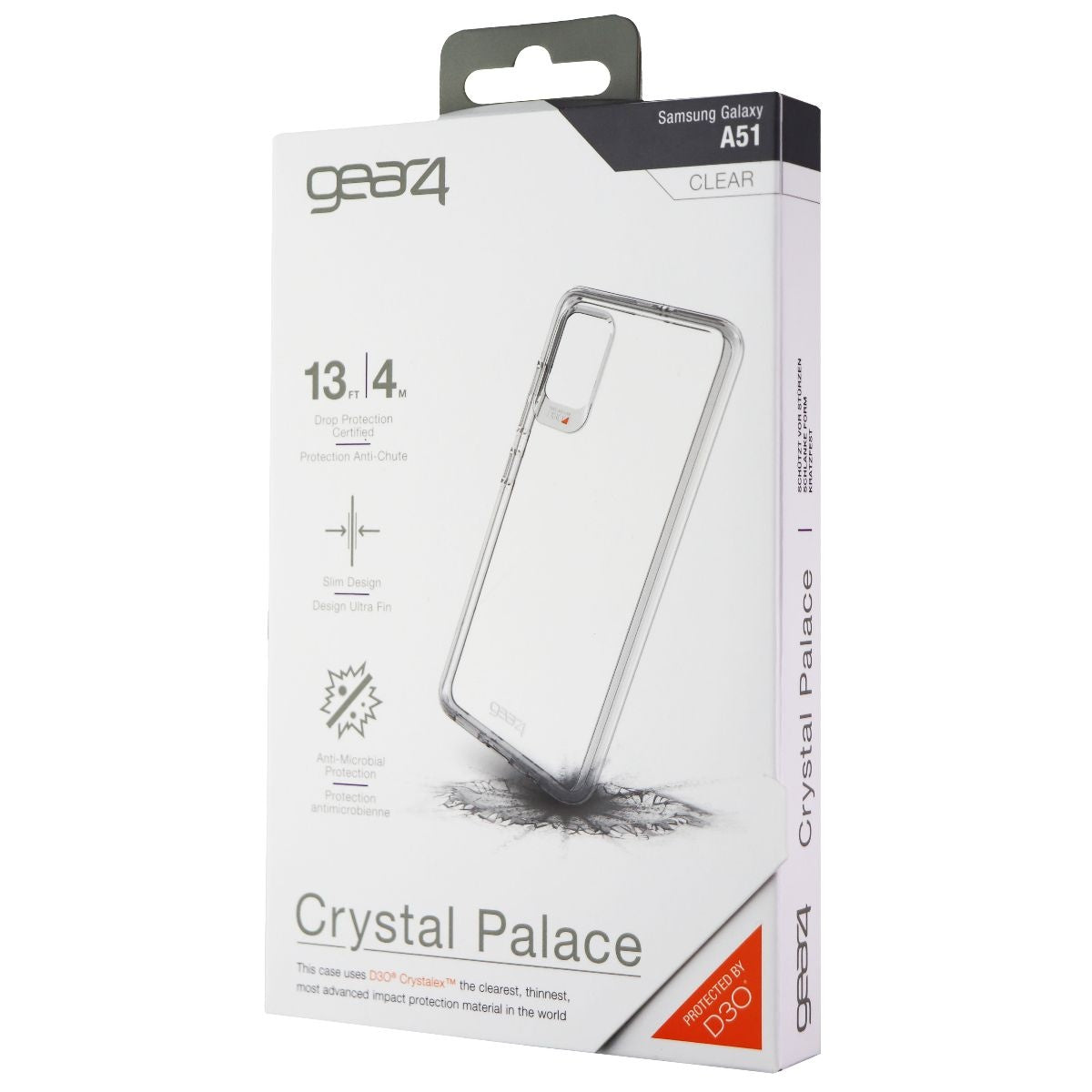 ZAGG Crystal Palace Series Hybrid Case for Samsung Galaxy A51 - Clear Cell Phone - Cases, Covers & Skins Zagg    - Simple Cell Bulk Wholesale Pricing - USA Seller