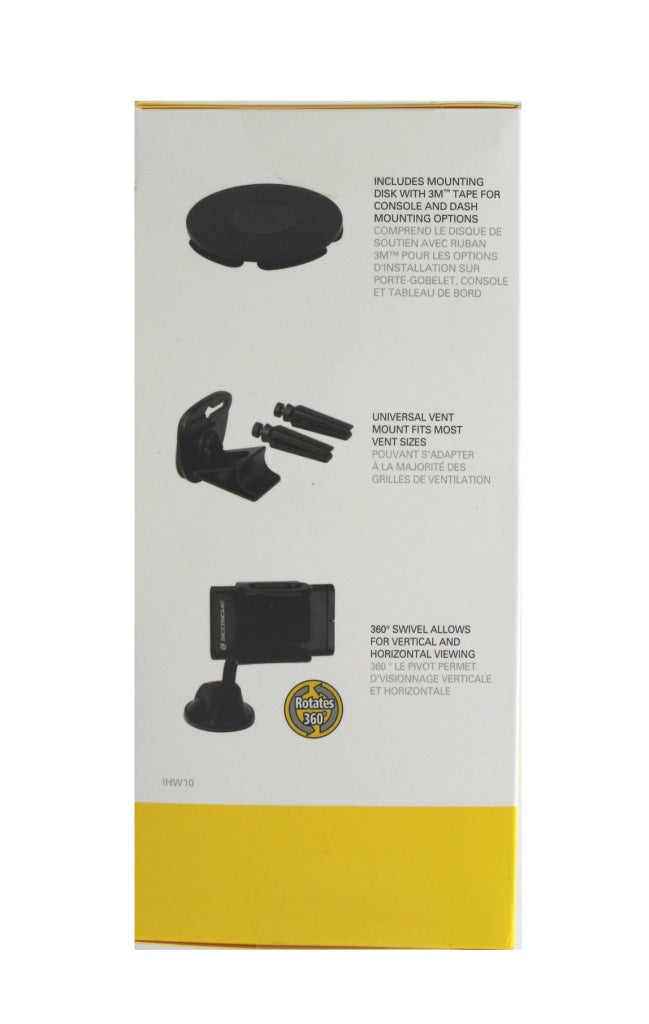 SCOSCHE IHW10 4-In-1 Universal Mounting Kit for Mobile Devices Cell Phone - Mounts & Holders Scosche - Simple Cell Bulk Wholesale Pricing - USA Seller