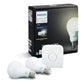Philips Hue A19 60W Equivalent Wireless Starter Kit (2 Bulbs + Bridge) - White Lamps, Lighting & Ceiling Fans - Light Bulbs Philips - Simple Cell Bulk Wholesale Pricing - USA Seller