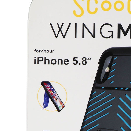 Scooch WingMate Series Case for Apple iPhone XS / iPhone X - Black / Blue Cell Phone - Cases, Covers & Skins Scooch - Simple Cell Bulk Wholesale Pricing - USA Seller