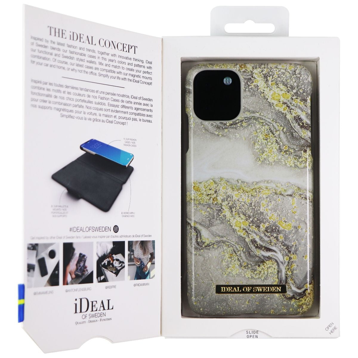 iDeal of Sweden Luxury Case for Apple iPhone 11 Pro Max - Sparkle Greige Marble Cell Phone - Cases, Covers & Skins iDeal of Sweden - Simple Cell Bulk Wholesale Pricing - USA Seller