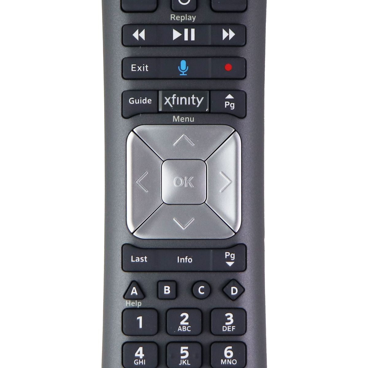 Xfinity Remote Control (XR11 / MG3-4350) for X1 Xfinity Boxes with Mic - Gray TV, Video & Audio Accessories - Remote Controls Xfinity - Simple Cell Bulk Wholesale Pricing - USA Seller