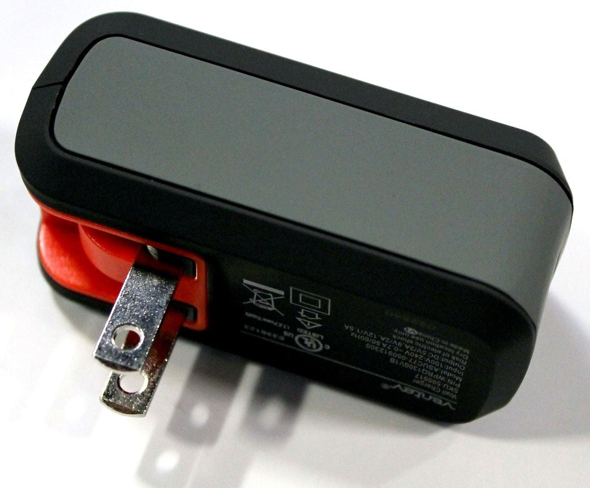 Ventev Wallport RQ1300 Qualcomm 3.0 Single USB Adapter - Gray/Orange Cell Phone - Chargers & Cradles Ventev - Simple Cell Bulk Wholesale Pricing - USA Seller