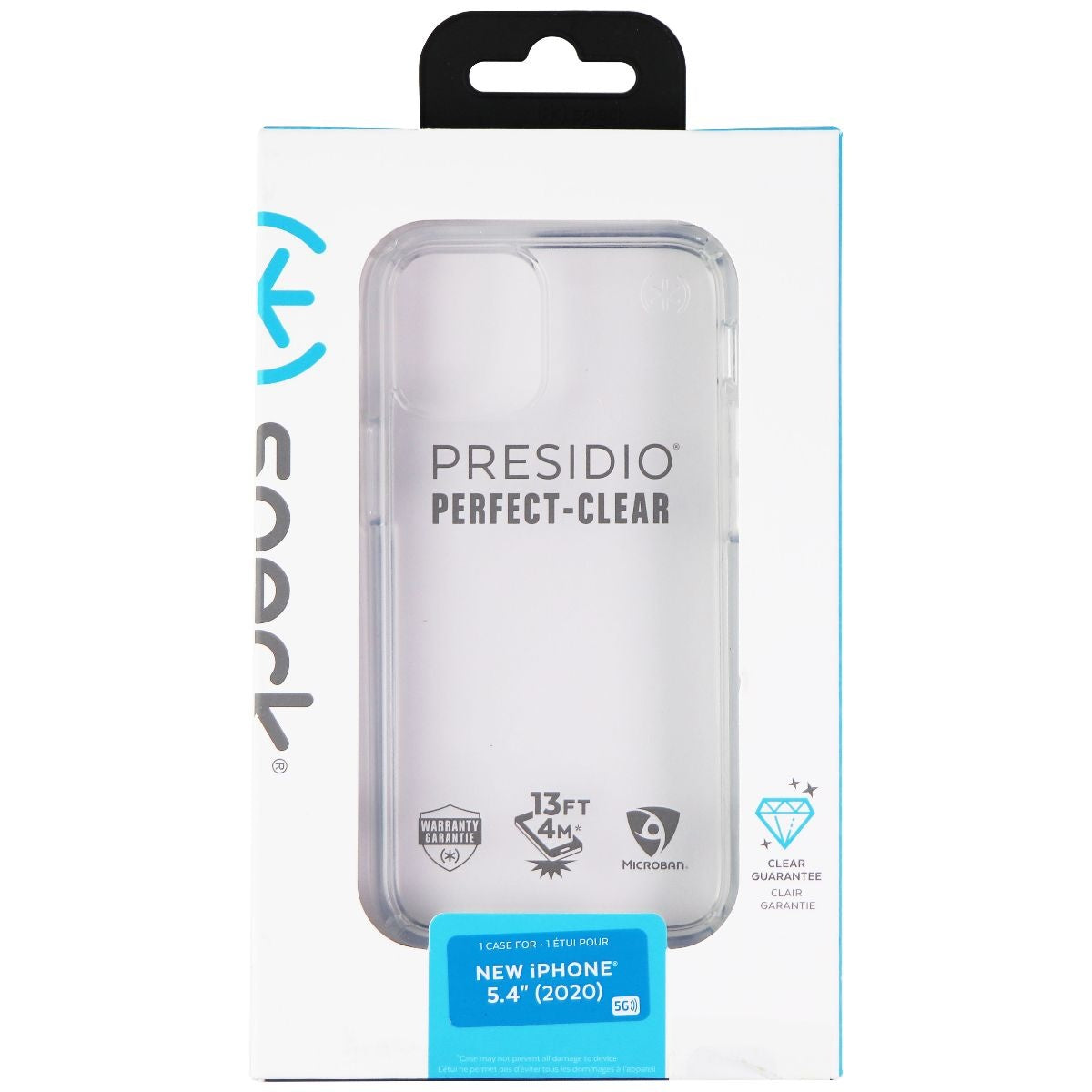Speck Presidio Perfect-Clear Hard Case for Apple iPhone 12 Mini - Clear Cell Phone - Cases, Covers & Skins Speck - Simple Cell Bulk Wholesale Pricing - USA Seller