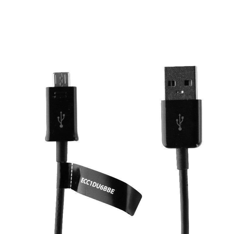 Samsung (ECC1DU6BBE) 5Ft Charge/Sync Cable for Micro USB Devices - Black Cell Phone - Cables & Adapters Samsung    - Simple Cell Bulk Wholesale Pricing - USA Seller