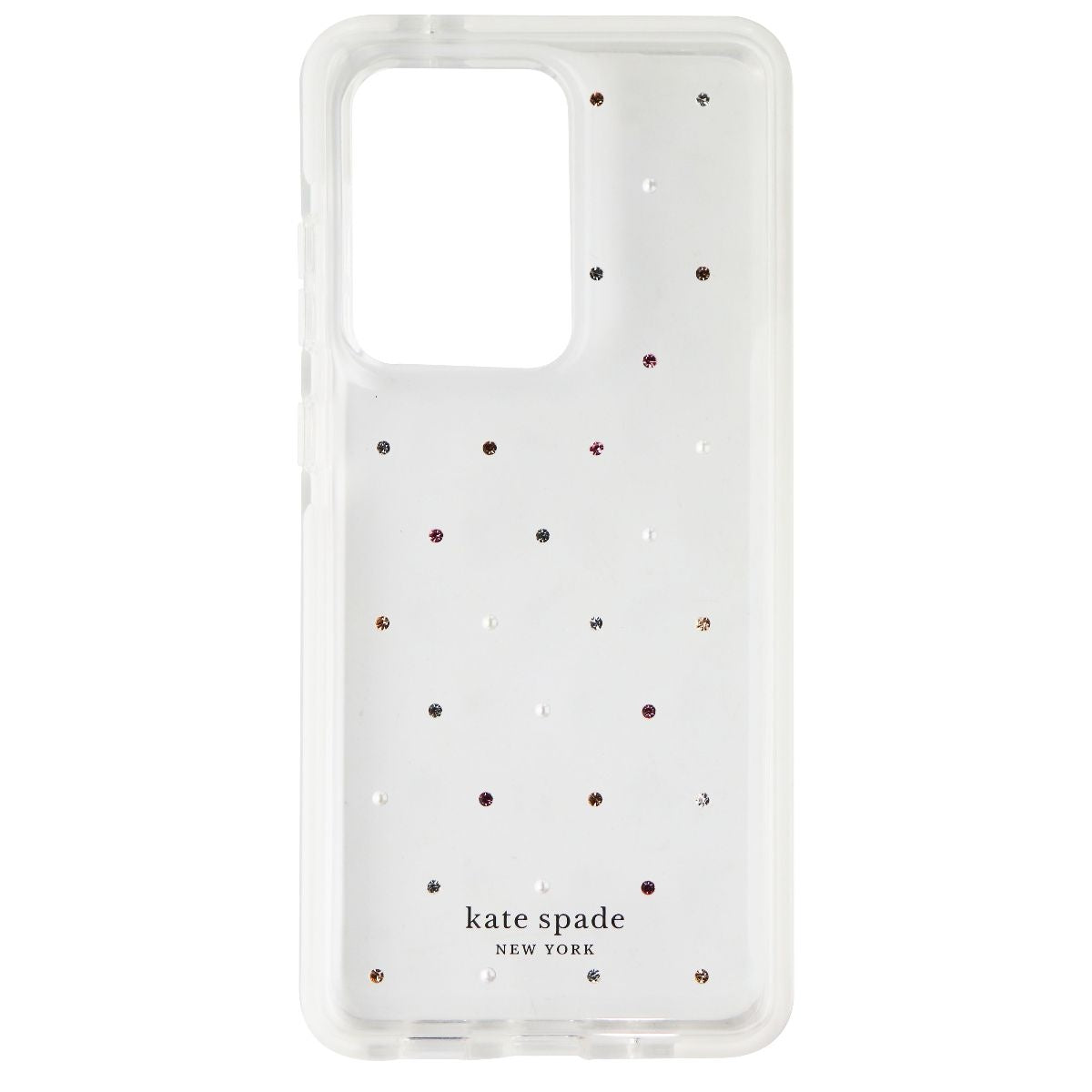 Kate Spade Defensive Hardshell Case for Galaxy S20 Ultra (Pin Dot Gems/Clear) Cell Phone - Cases, Covers & Skins Kate Spade    - Simple Cell Bulk Wholesale Pricing - USA Seller