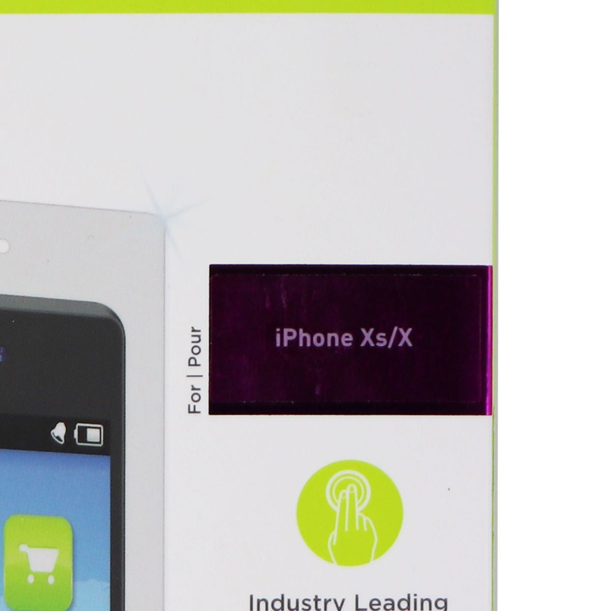 PureGear HD Clear Tempered Glass Screen Protector for Apple iPhone Xs/X - Clear Cell Phone - Screen Protectors PureGear    - Simple Cell Bulk Wholesale Pricing - USA Seller