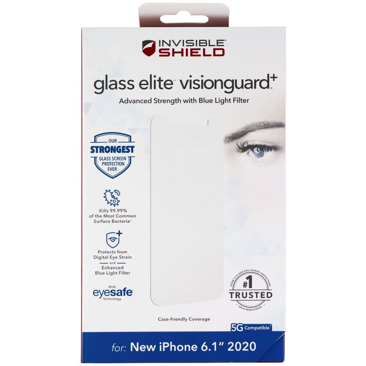 ZAGG Invisible Shield (Glass Elite VisionGuard+) for Apple iPhone 12 & 12 Pro Cell Phone - Screen Protectors Zagg - Simple Cell Bulk Wholesale Pricing - USA Seller