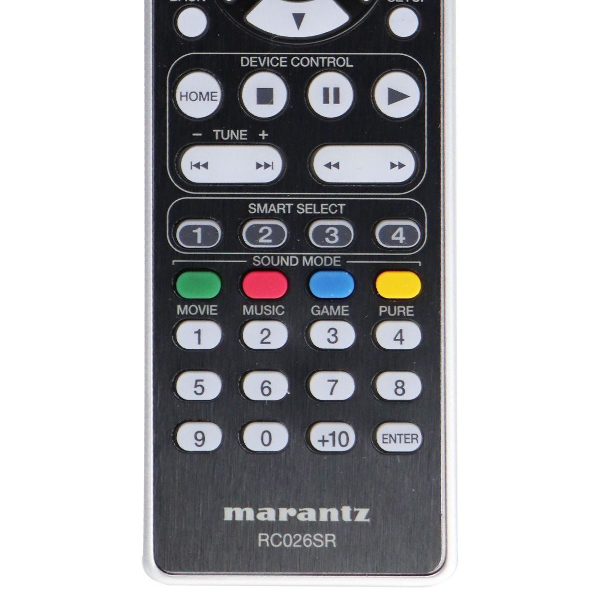 Marantz OEM Remote Control - Black/Silver (RC026SR) TV, Video & Audio Accessories - Remote Controls Marantz    - Simple Cell Bulk Wholesale Pricing - USA Seller