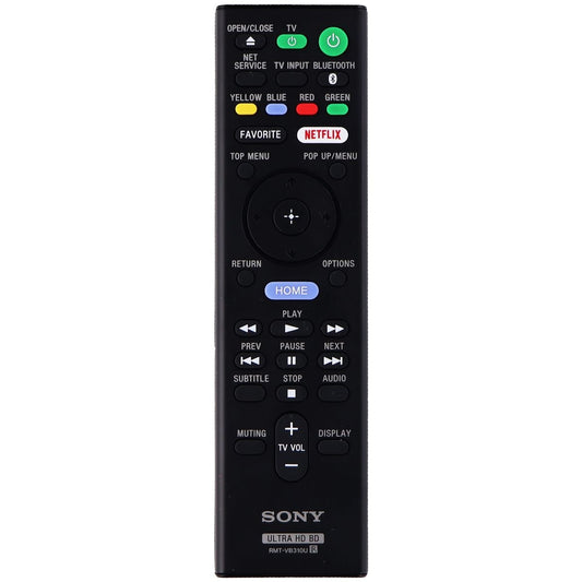 Sony Remote Control (RMT-VB310U) for Select Sony Blu-Ray Players - Black TV, Video & Audio Accessories - Remote Controls Sony - Simple Cell Bulk Wholesale Pricing - USA Seller