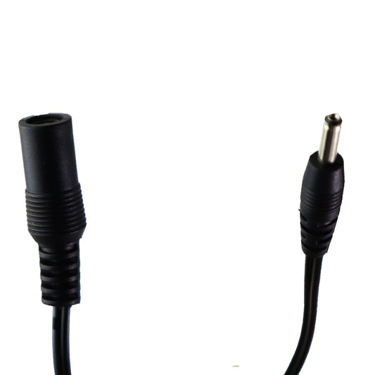(6-Inch) 5.5mm/2.5mm to 3.5mm/1.1mm AC DC Adapter Cable - Black