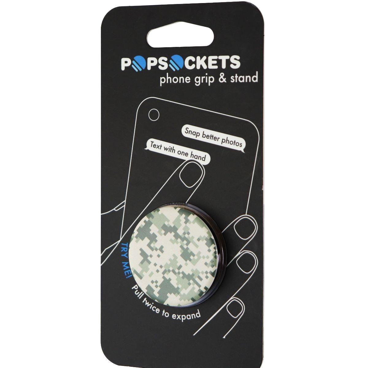 PopSockets Collapsible Grip & Stand for Phones and Tablets - Digital Camo Cell Phone - Mounts & Holders PopSockets    - Simple Cell Bulk Wholesale Pricing - USA Seller