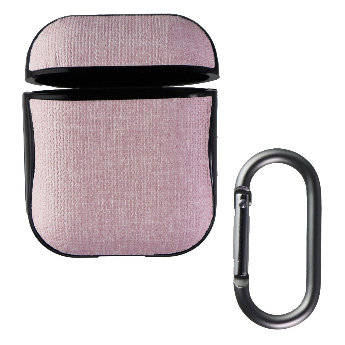 Key Hard Shell Case and Clip for Apple AirPods 1st and 2nd Gen - Pink/Black iPod, Audio Player Accessories - Cases, Covers & Skins Key - Simple Cell Bulk Wholesale Pricing - USA Seller