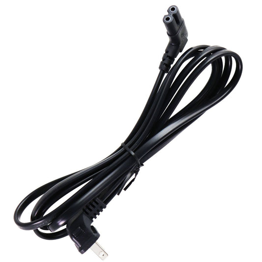 Unbranded 125V 2 Pronged Power Supply Cable - Black Cell Phone - Cables & Adapters Unbranded    - Simple Cell Bulk Wholesale Pricing - USA Seller