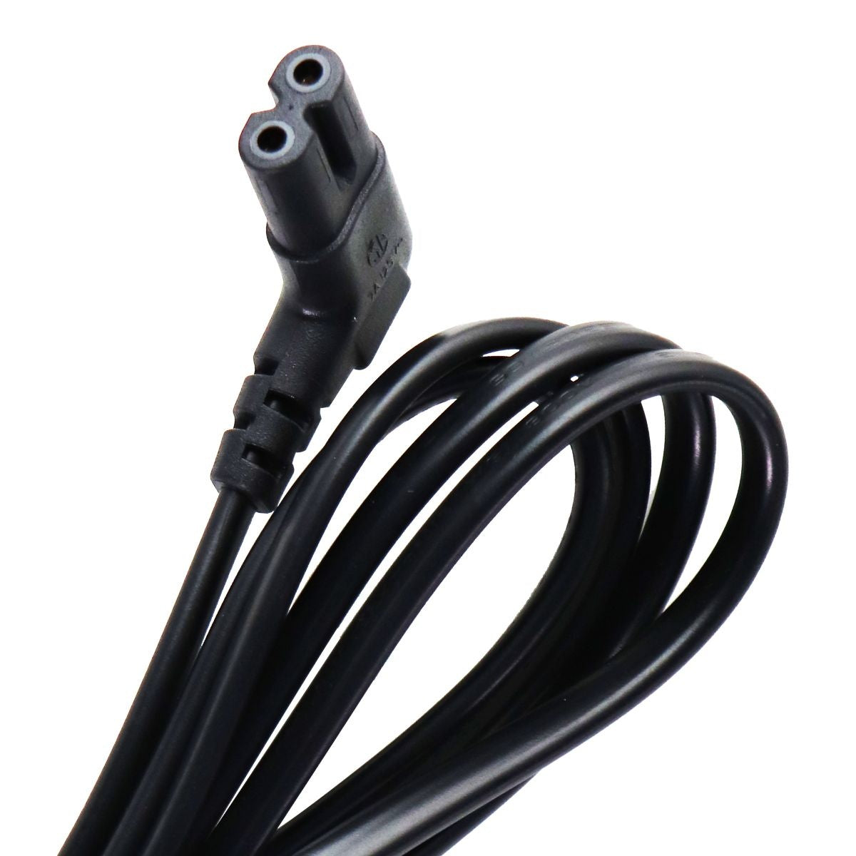 Unbranded 125V 2 Pronged Power Supply Cable - Black Cell Phone - Cables & Adapters Unbranded    - Simple Cell Bulk Wholesale Pricing - USA Seller