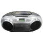 Insignia - AM/FM Radio Portable CD Boombox with Bluetooth - Silver/Black Portable Audio & Headphones - Portable Stereos, Boomboxes Insignia - Simple Cell Bulk Wholesale Pricing - USA Seller