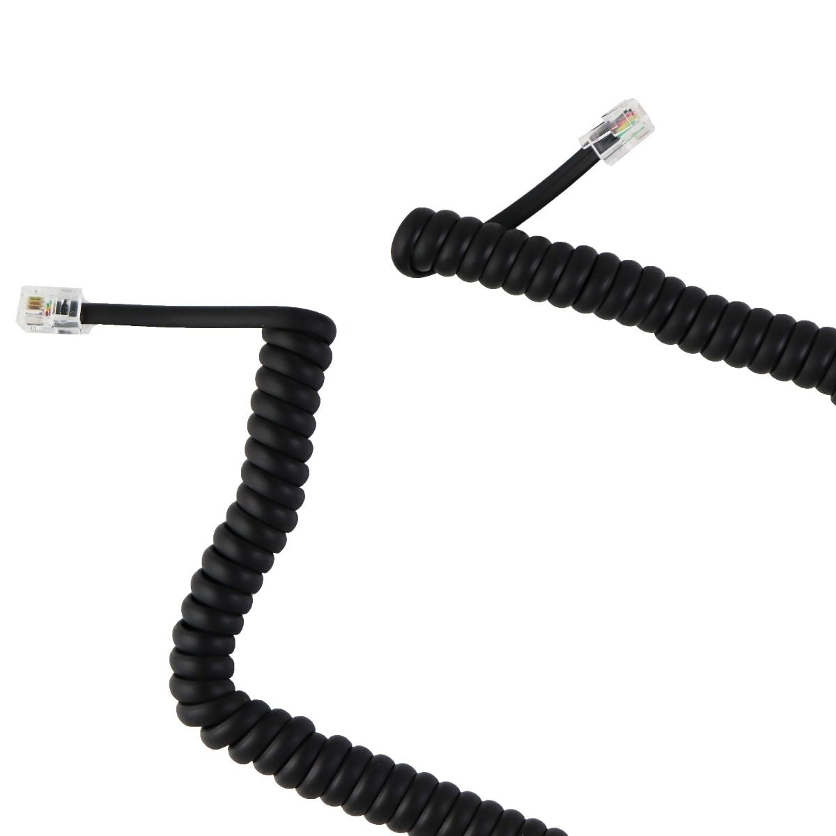 Insignia 25-Foot Handset Cord - Black Computer/Network - DSL, Phone Cables (RJ - 11) Insignia - Simple Cell Bulk Wholesale Pricing - USA Seller
