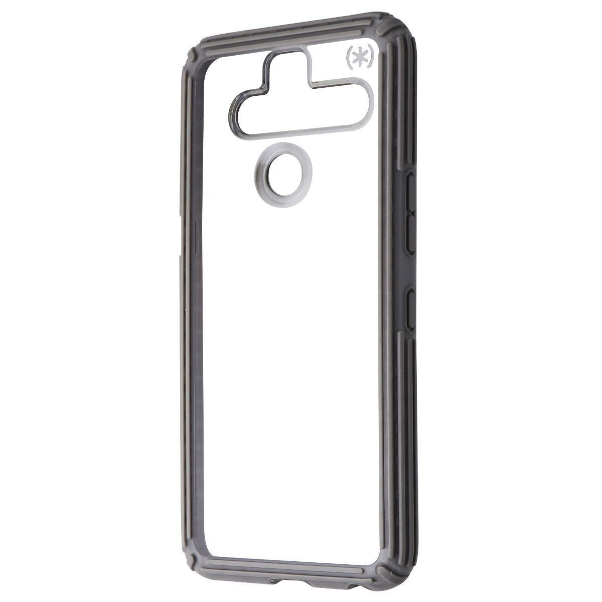 Speck Presidio V-Grip Series Hard Case for LG V50 ThinQ - Clear / Gray Cell Phone - Cases, Covers & Skins Speck - Simple Cell Bulk Wholesale Pricing - USA Seller