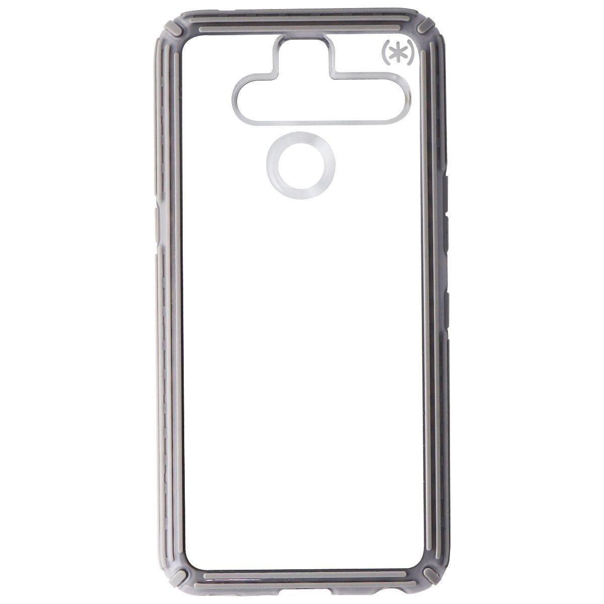 Speck Presidio V-Grip Series Hard Case for LG V50 ThinQ - Clear / Gray Cell Phone - Cases, Covers & Skins Speck - Simple Cell Bulk Wholesale Pricing - USA Seller