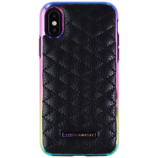 Rebecca Minkoff Quilted Oil Slick Case for Apple iPhone Xs / iPhone X - Black Cell Phone - Cases, Covers & Skins Rebecca Minkoff - Simple Cell Bulk Wholesale Pricing - USA Seller