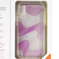 ZAGG Victoria Hybrid Case for Apple iPhone Xs/X - Clear / Purple Fabric Waves Cell Phone - Cases, Covers & Skins Zagg    - Simple Cell Bulk Wholesale Pricing - USA Seller