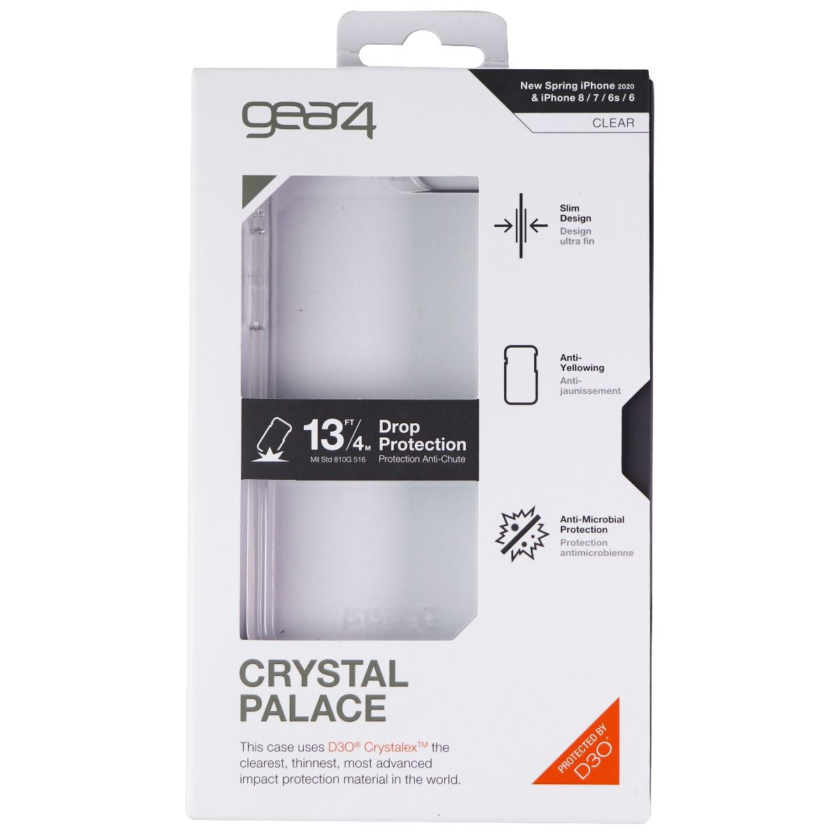 ZAGG Crystal Palace Series Case for Apple iPhone SE (2nd Gen) & 8/7 - Clear Cell Phone - Cases, Covers & Skins Zagg    - Simple Cell Bulk Wholesale Pricing - USA Seller