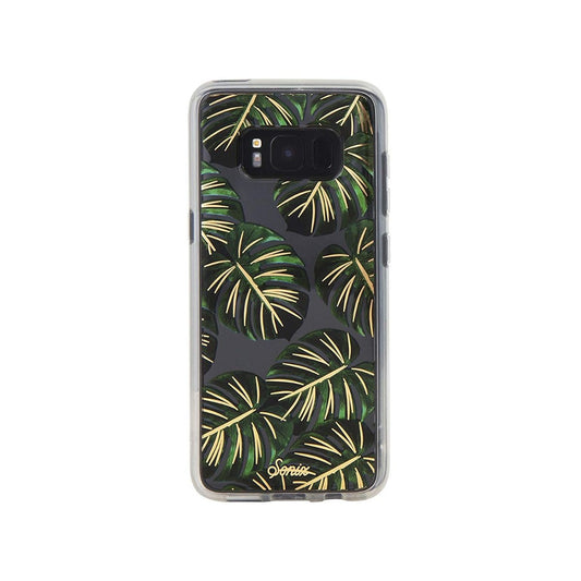 Sonix Clear Coat Series Case Samsung Galaxy S8 - Clear / Green Leaves Tamarindo