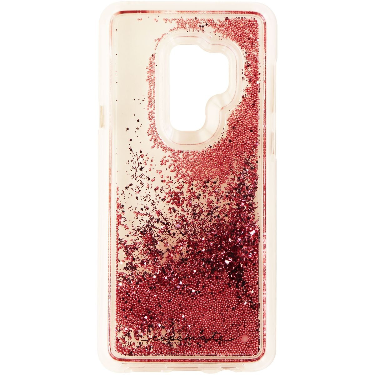Case-Mate Waterfall Case for Samsung Galaxy S9+ (Plus) - Clear/Pink Glitter Cell Phone - Cases, Covers & Skins Case-Mate - Simple Cell Bulk Wholesale Pricing - USA Seller