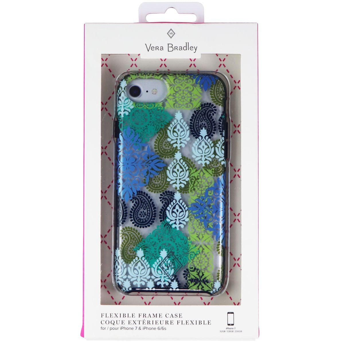 Vera Bradley Flexible Frame Case for iPhone SE (2nd Gen) 8/7/6s - CarribSea Cell Phone - Cases, Covers & Skins Vera Bradley - Simple Cell Bulk Wholesale Pricing - USA Seller