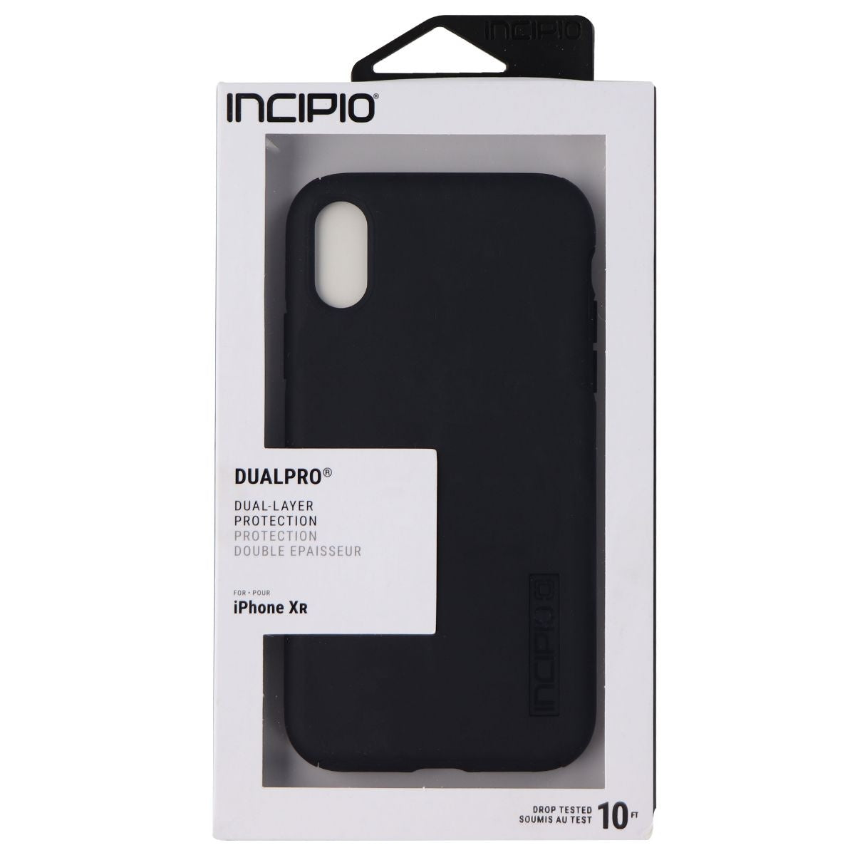 Incipio DualPro Series Dual Layer Case for Apple iPhone XR - Matte Black Cell Phone - Cases, Covers & Skins Incipio - Simple Cell Bulk Wholesale Pricing - USA Seller