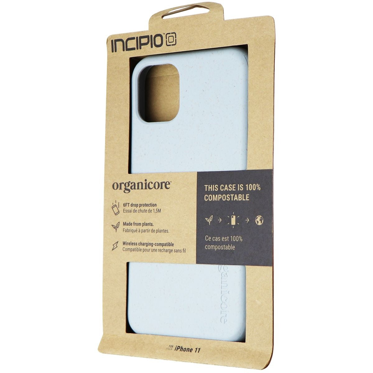 Incipio Organicore Biodegradable Case for Apple iPhone 11 (6.1) - Mystic Blue Cell Phone - Cases, Covers & Skins Incipio    - Simple Cell Bulk Wholesale Pricing - USA Seller